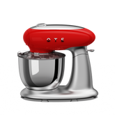 OTE 6-in-1 Multifunktions-Standmixer mit 8,5 Quart Edelstahlschüssel, Fleischwolf mit kippbarem Kopf, Entsafter, Gemüseschneider, Nudel- und Keksbereiter