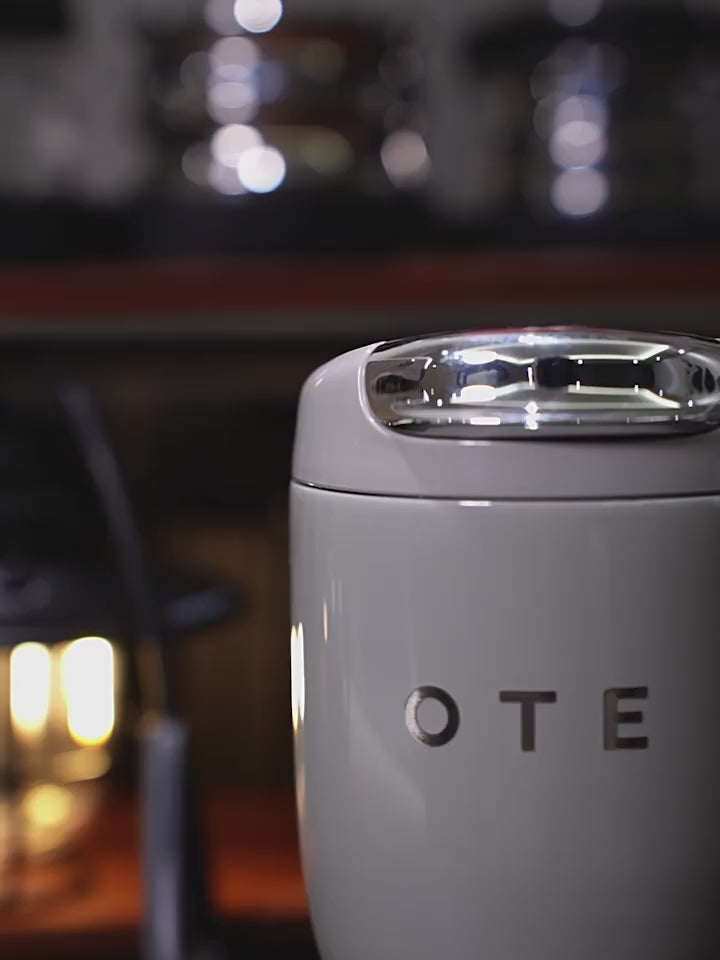 OTE Vacuum Insulated Travel Coffee Mug, Double-wall Stainless Steel Travel Tumbler With Drinking Lid, 12.31oz/7.74oz (350/220ml)