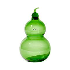 1500ml OTE Kürbis-Glaskanne für Cold Brew, bleifreie Borosilikat-Kalebassenkaraffe, mundgeblasene transparente Glasflasche für Tee, Wein, Vase, chinesische Tischdeko, 3 Farben