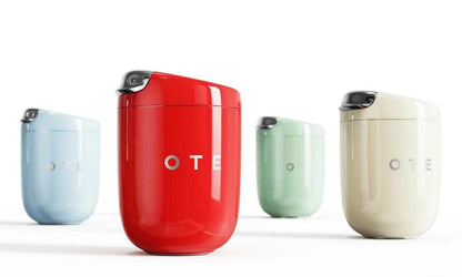 OTE Vacuum Insulated Coffee Mug, Double-wall Stainless Steel Travel Tumbler With Drinking Lid, 12.31oz/7.74oz (350/220ml)