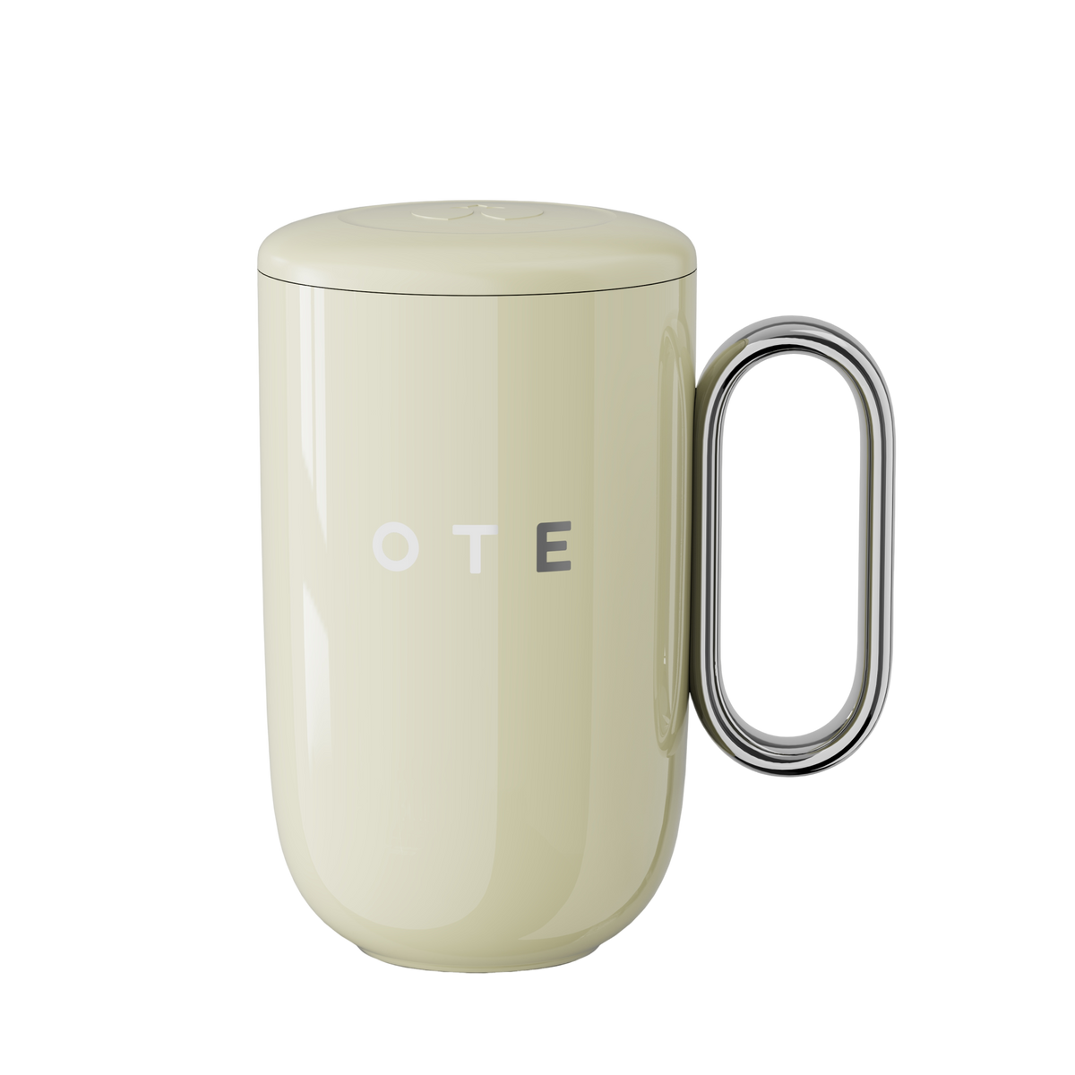 OTE Kaffeebecher mit Henkel, 350/220 ml (12 oz/8 oz) isolierter Kaffee-Reisebecher aus Edelstahl, doppelwandiger wiederverwendbarer Kaffeebecher