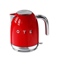 OTE Retro Style 3 Cup Electric Kettle with Double Wall Anti Slip Base.Retro Style Electric Water Kettle with Automatic Shutoff, Removable Base