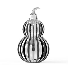 Mini Aluminum Hollow Dragon Pattern Gourd Car Air Freshener, Refillable Essential Oil Diffuser Hanging Pendant for Car Rearview Mirror, Oriental Fu Lu Gourd Auto Scent Ornament Gift for Car Home Office